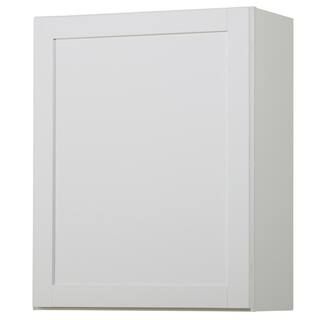 Westfield Feather White Assembled Wall Kitchen Cabinet (24 in. W x 12 in. D x 30 in. H) | The Home Depot
