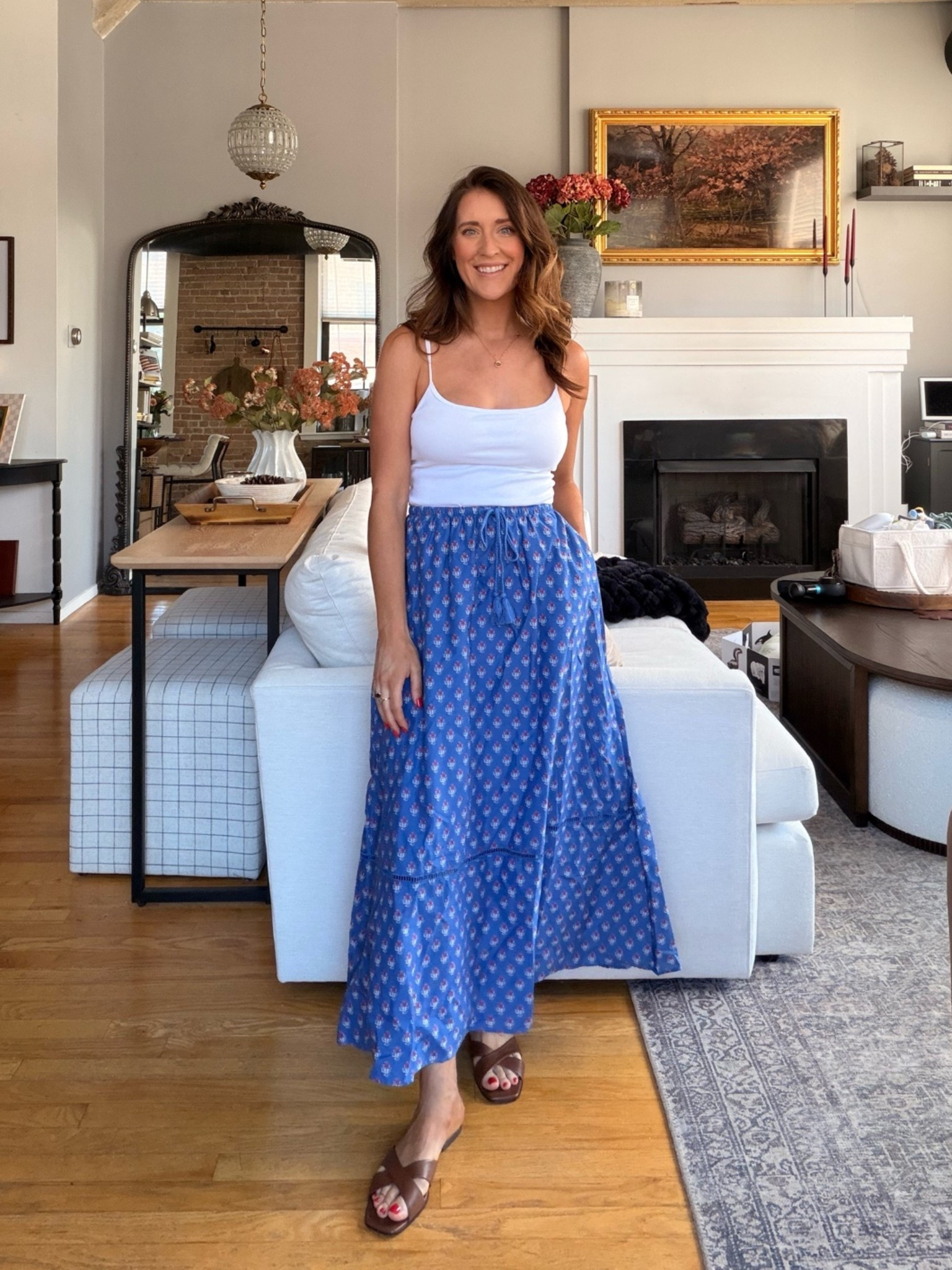 @Target summer outfit! Love this maxi skirt - size S both top and skirt

#LTKSaleAlert
