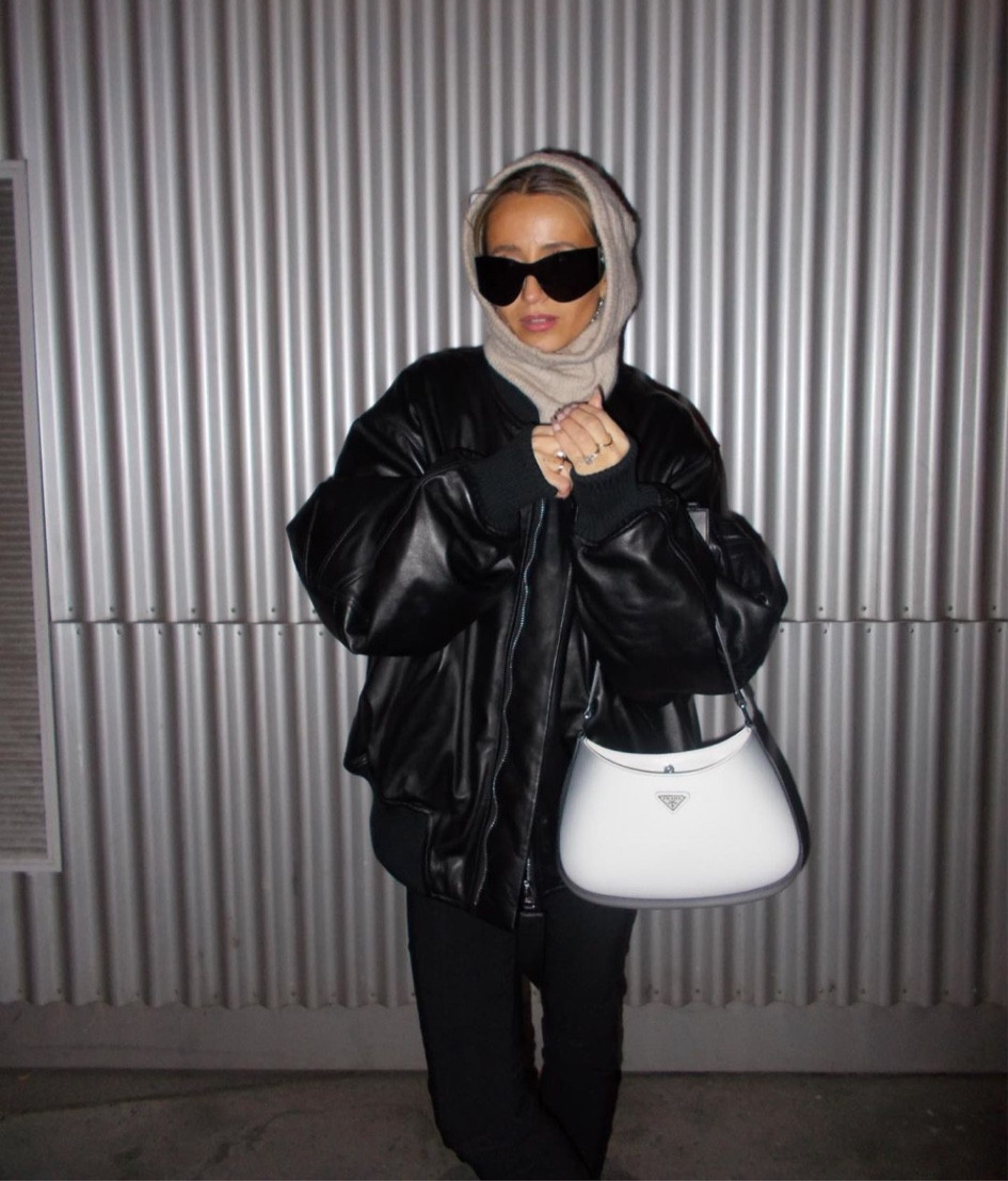 Evening look with Prada bag, the attico bomber jacket and balaclava 

#LTKitbag #LTKSeasonal #LTKeurope