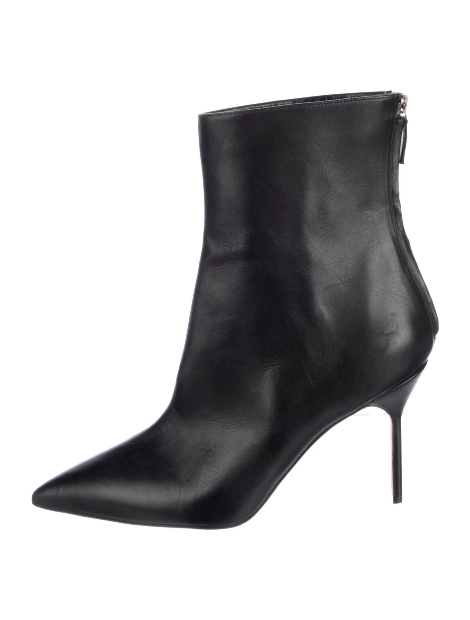 Manolo Blahnik Leather Boots - Black Boots, Shoes - MOO345771 | The RealReal | The RealReal