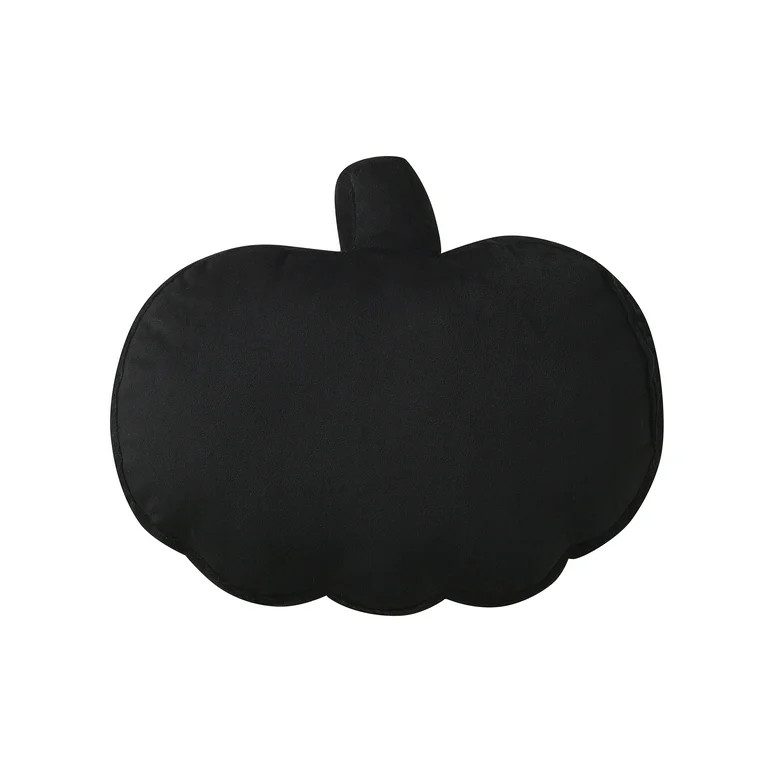 My Texas House 11" x 14" Black Pumpkin Shaped Halloween Decorative Pillow | Walmart (US)