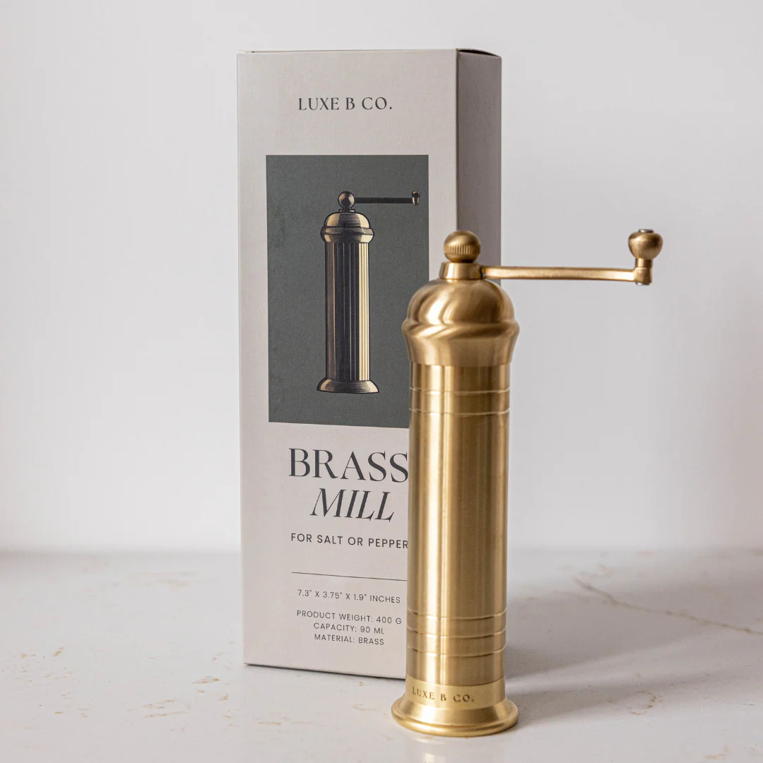 Luxe B Co. Brass Mill Grinders | By Luxe B Co. | luxe bCO