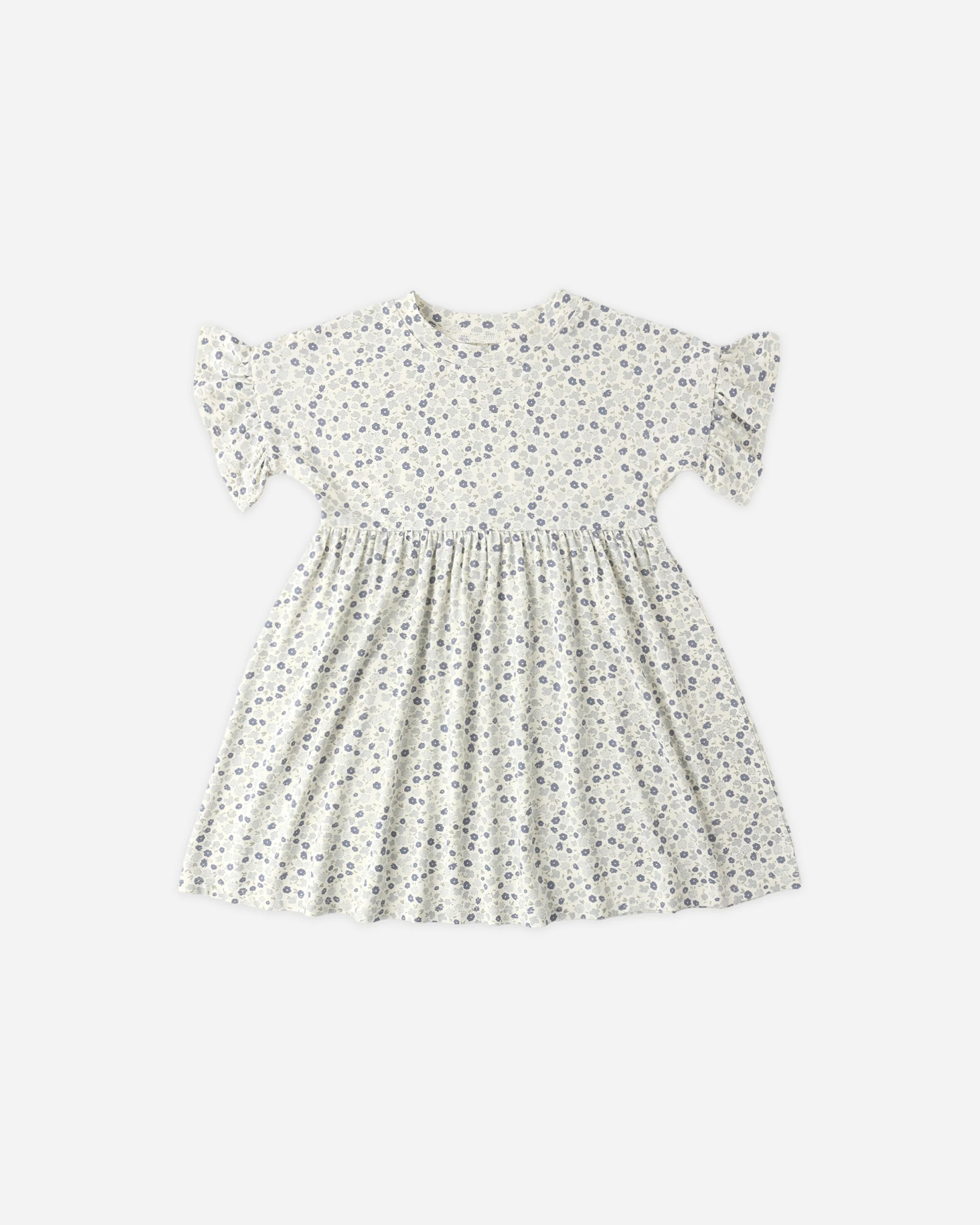 Babydoll Dress Blue Ditsy | Rylee + Cru