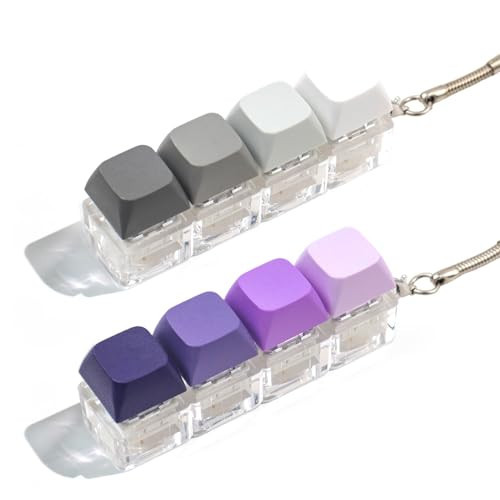 Keyboard Fidget Toy, 2Pcs Keyboard Fidget Keychain Cound Fidget Toys Clicker Fidget Toy Stress Relief Keyboard Fidget Clicker(Purple) | Amazon (US)
