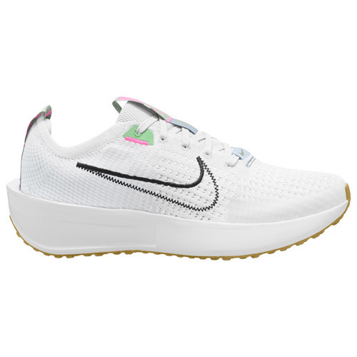 Nike Womens Nike Interact Run - Womens Running Shoes White/Black Size 7.5 | Champs Sports