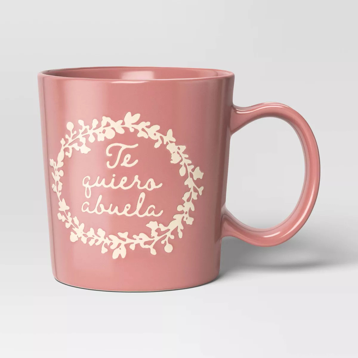 16oz Mother's Day Stoneware Te Quiero Abuela Mug Pink - Threshold™ | Target