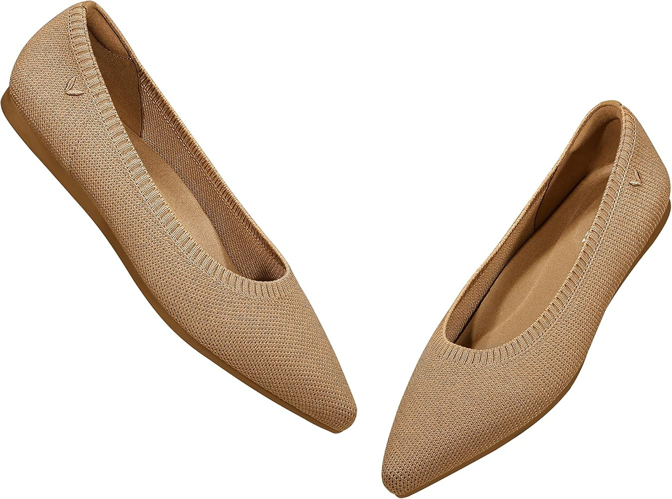 VIVAIA Aria 5° Women's Flats Slip on Pointed-Toe Flats Shoes with Arch Support Counter Padding Washa | Amazon (US)