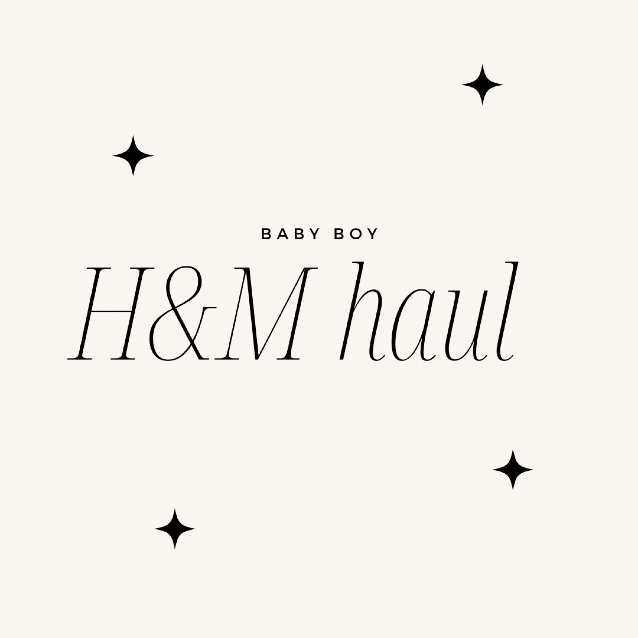 Baby boy H&M haul for fall! 

#LTKSeasonal #LTKBaby #LTKKids