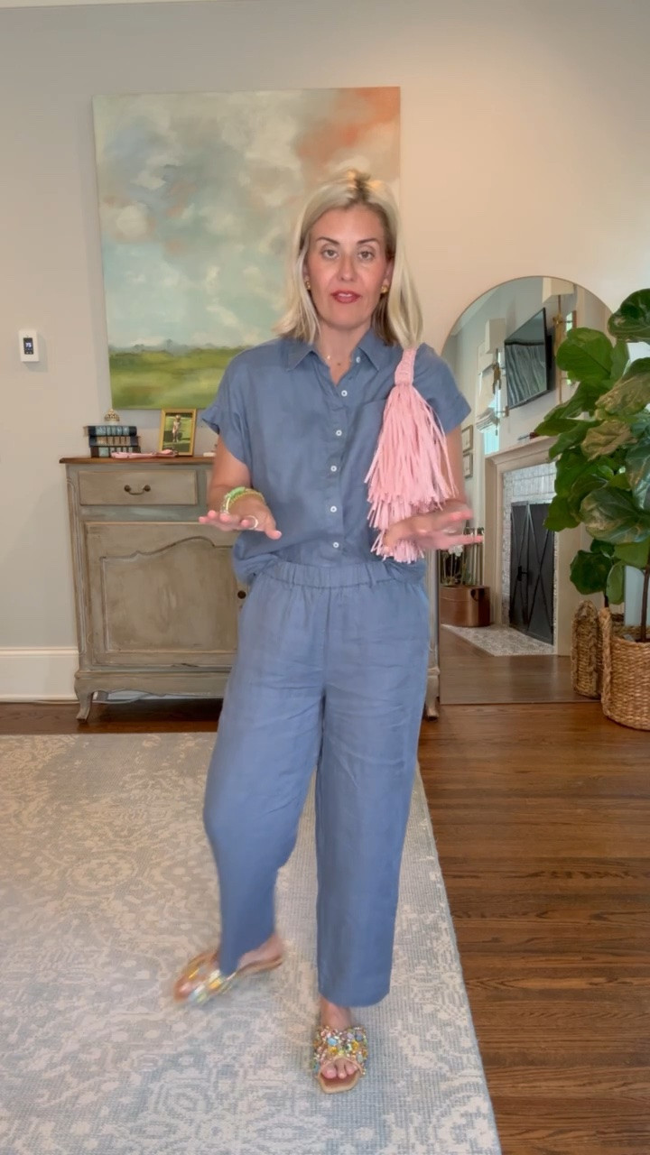 Quince is keeping us cool all summer with their linen pieces! They are perfect for mixing & matching too. 
Top - xs
Pants - small
Sandals - 7 (size 1 down) 

*Use code Catherine20 at A+B

#LTKdayinmylife #LTKmomlife #LTKSeasonal