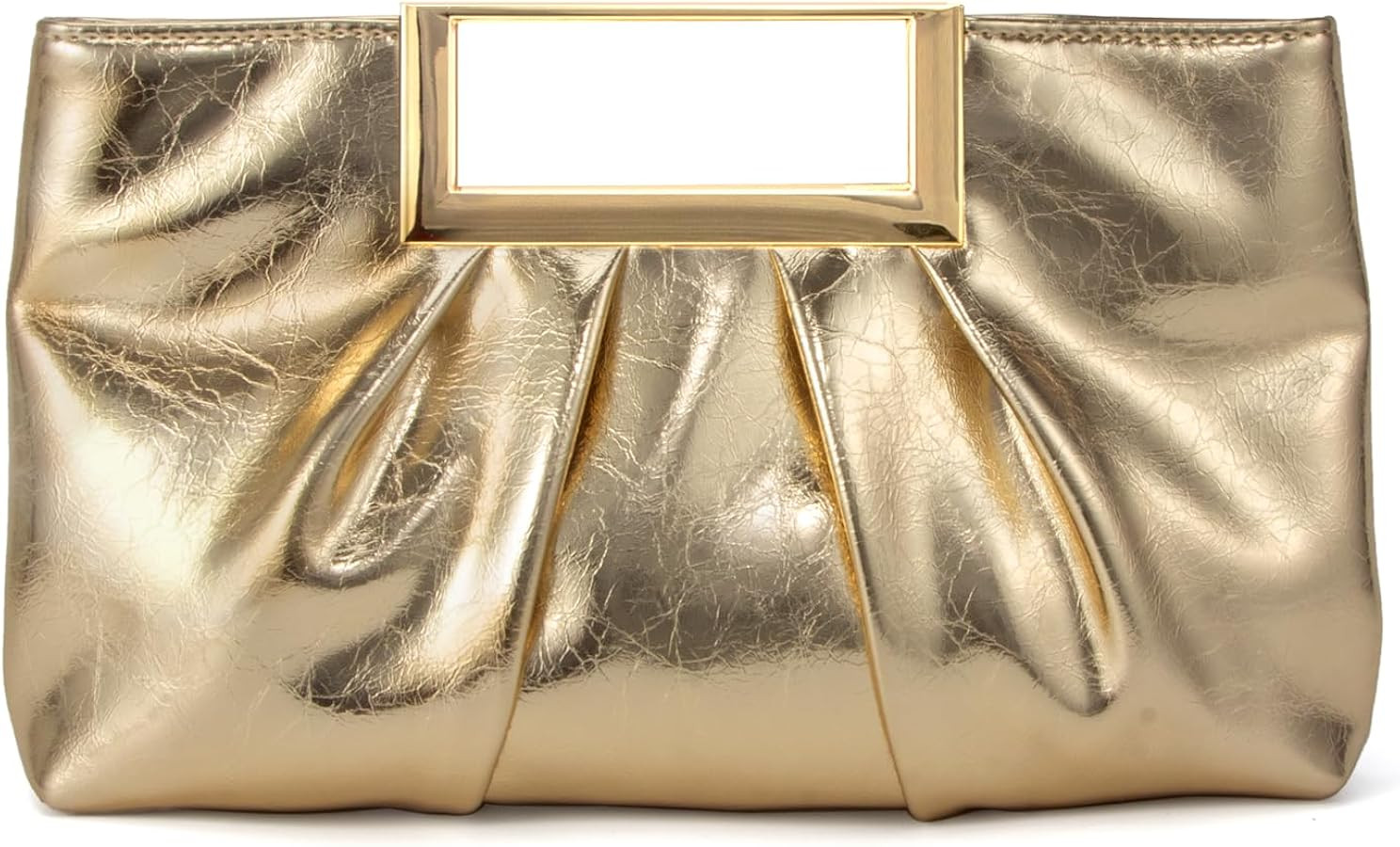 CARIEDO Evening Clutch Bag Bright Color PU Leather Formal Handbag Suitable for Wedding Prom Black... | Amazon (US)