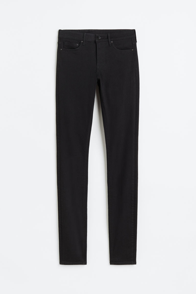 H & M - Skinny Regular Jeans - Noir | H&M (FR, IT, ES, PT, BE)