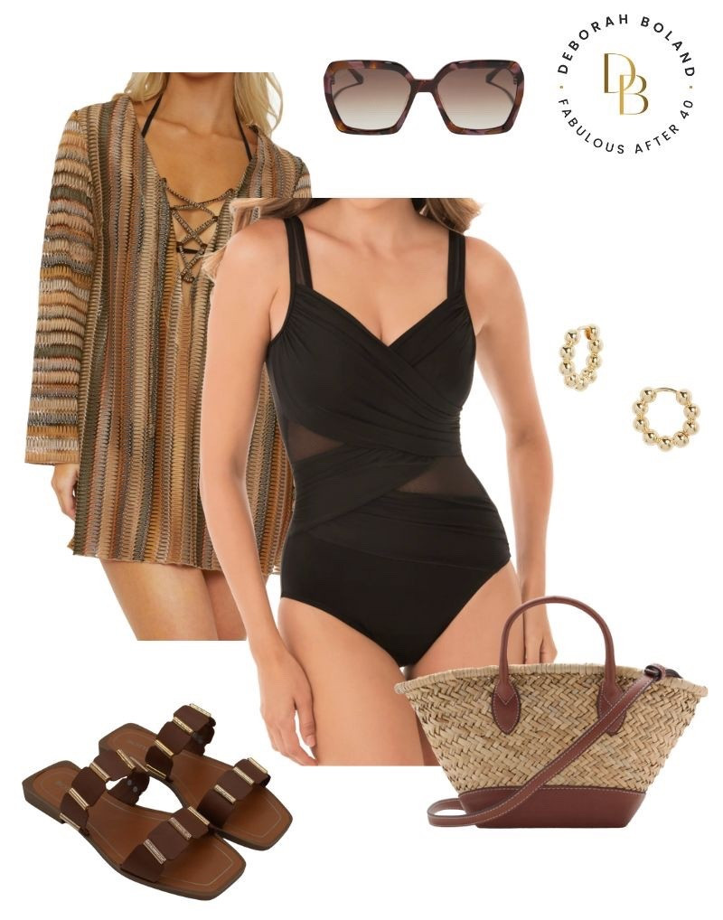 A black one-piece will always have my heart. Classic, flattering, and proof that style doesn’t stop — it just gets better with time. 🖤

#LTKSeasonal #LTKOver40 #LTKootd