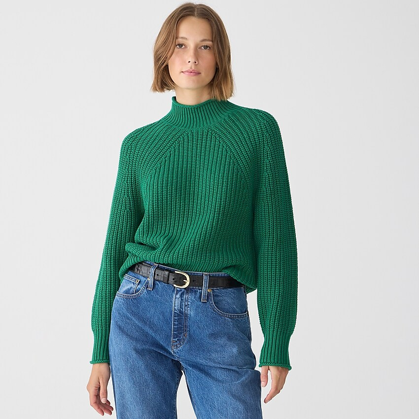 Relaxed rollneck sweater | J. Crew US