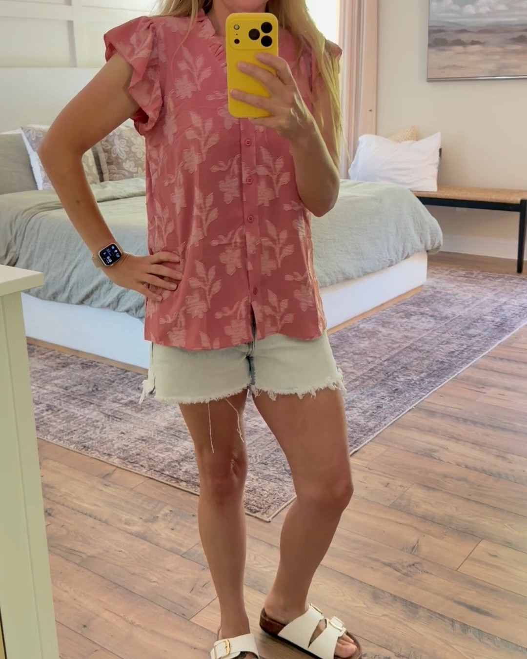 Outfit of the day… you can never go wrong with a pretty blouse and cut off denim shorts 😎

#LTKootd #LTKdayinmylife #LTKSeasonal