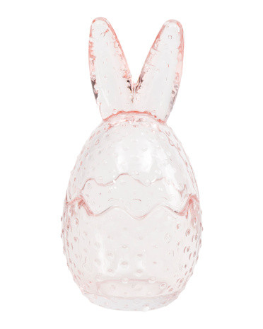 7in Glass Bunny Jar | TJ Maxx