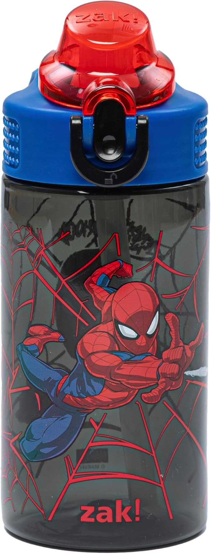 Marvel SpiderMan Brand New Day Sage 16oz Straw Kids Water Bottle | Leak Proof, BPA Free, Durable ... | Amazon (US)