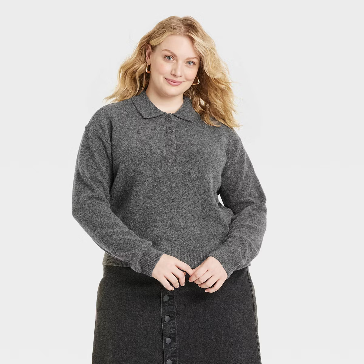 Women's Collared Pullover Sweater - Universal Thread™ | Target