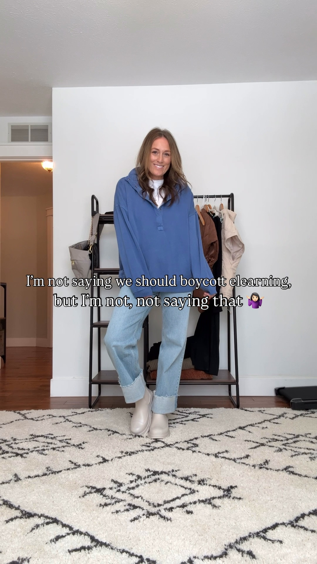 1/29/25 ✨ Sweatshirt is a small. Jeans are a 28 long.

Everyday outfits. Easy outfits. Easy outfit ideas. Neutral basics. Winter outfits. Winter outfit idea. Casual outfits. Basic mom outfit. Casual outfit idea. Casual outfit. Everyday outfit. Mom outfit. Street style. Casual mom outfit. Amazon fashion. Sports mom outfits. Sports mom outfit idea.

#LTKootd #LTKOver40 #LTKmomlife