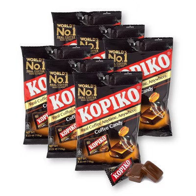 Kopiko Coffee Candy Real Coffee Hard Candy 4.23 Oz. / 120 G. (Pack of 6) | Target