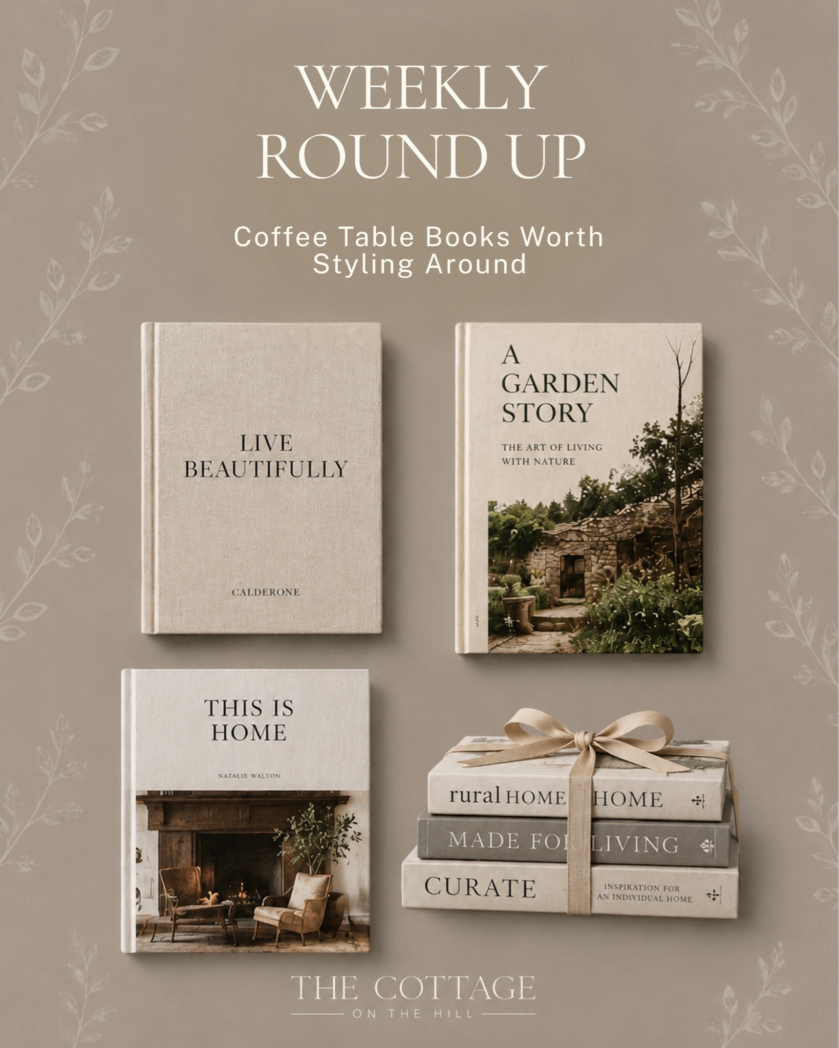 A good coffee table book does more than sit there ✨ 

Rounded up a few favorites worth styling around, the kind that add warmth, personality, and a little inspiration to any surface they land on. 

All linked here 🤍 

#LTKhome