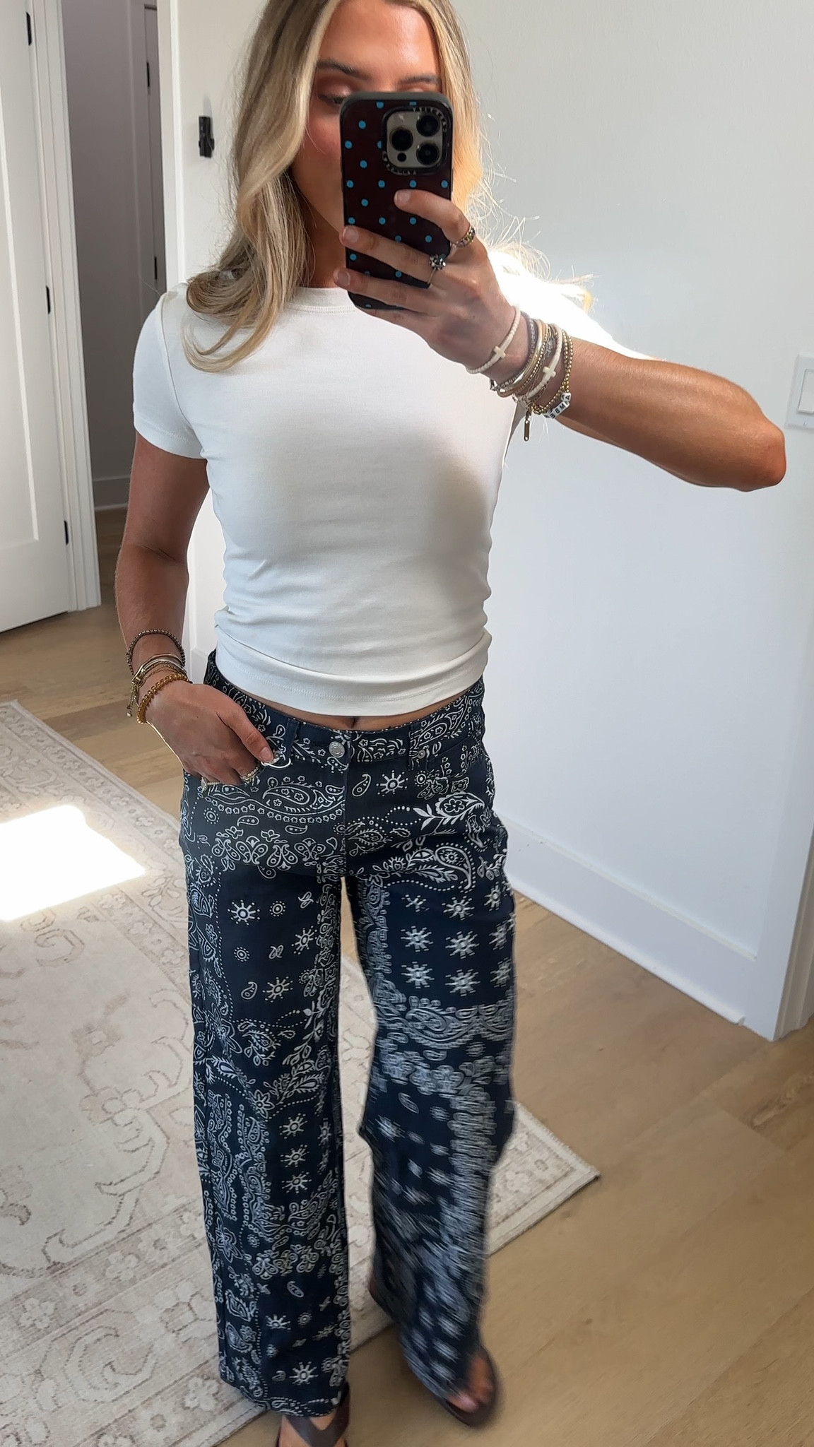Amazon size 2 Tankaneo Womens Baggy Wide Leg Jeans Floral Print Boho High Waist Vintage Boyfriend Denim Pants with Pockets

#LTKootd #LTKSaleAlert #LTKSeasonal
