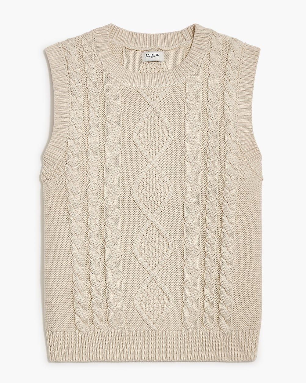 Cable-knit sweater-vest | J.Crew Factory