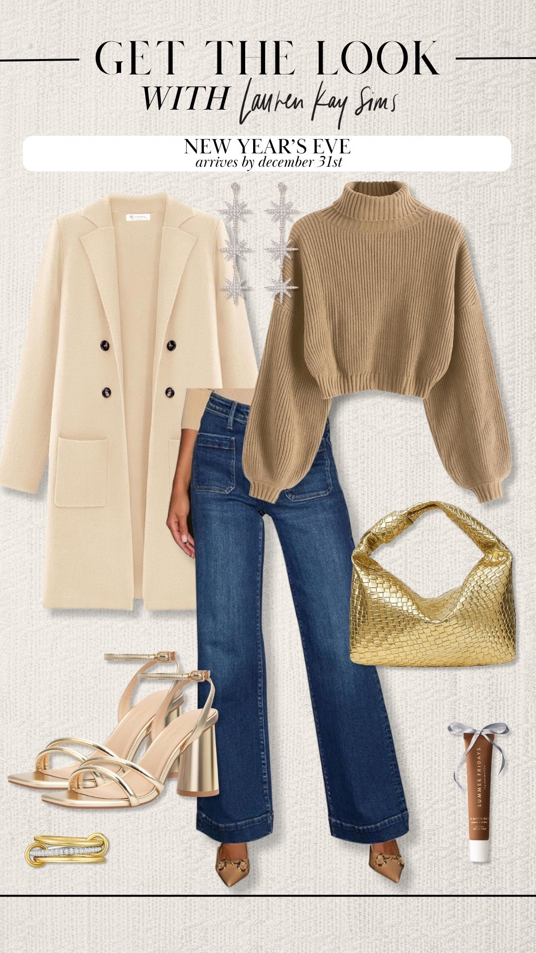 NYE look that will arrive just in timehe's

#LTKHoliday #LTKFindsUnder50 #LTKootd