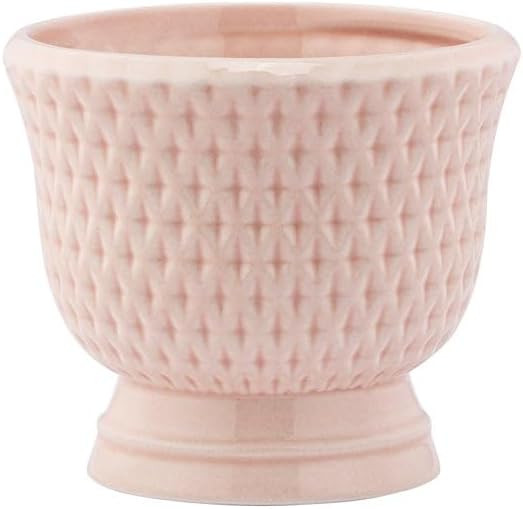 Napco Imports Decorative Home or Garden 4 x 4.75 Inch Indoor or Outdoor Compote Flower Pot Plante... | Amazon (US)