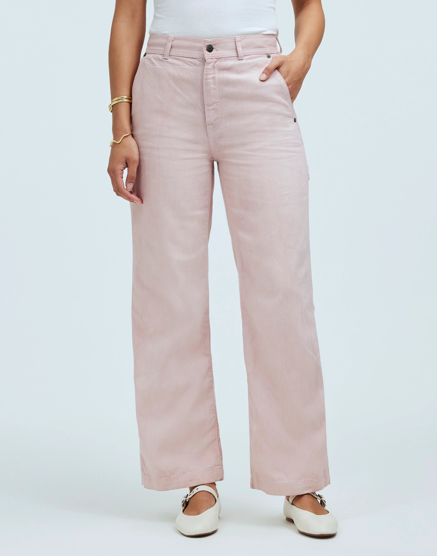 Madewell x MN Dye Studio Perfect Vintage Wide-Leg Carpenter Jean | Madewell