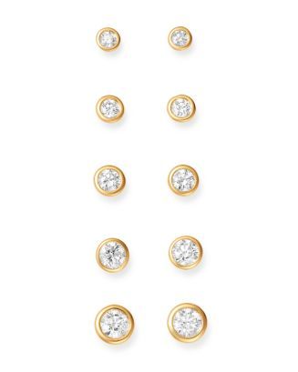 Diamond Bezel Stud Earrings in 14K Yellow Gold, 0.20-1.0 ct. t.w. - 100% Exclusive | Bloomingdale's (US)
