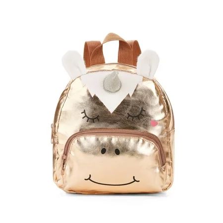 Carried Away Girls' Rose Gold Unicorn Backpack | Walmart (US)