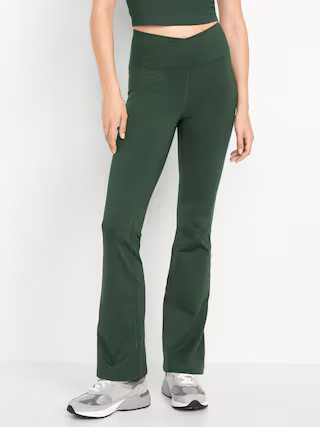 Extra High-Waisted CloudComfy Boot-Cut Leggings | Old Navy (US)
