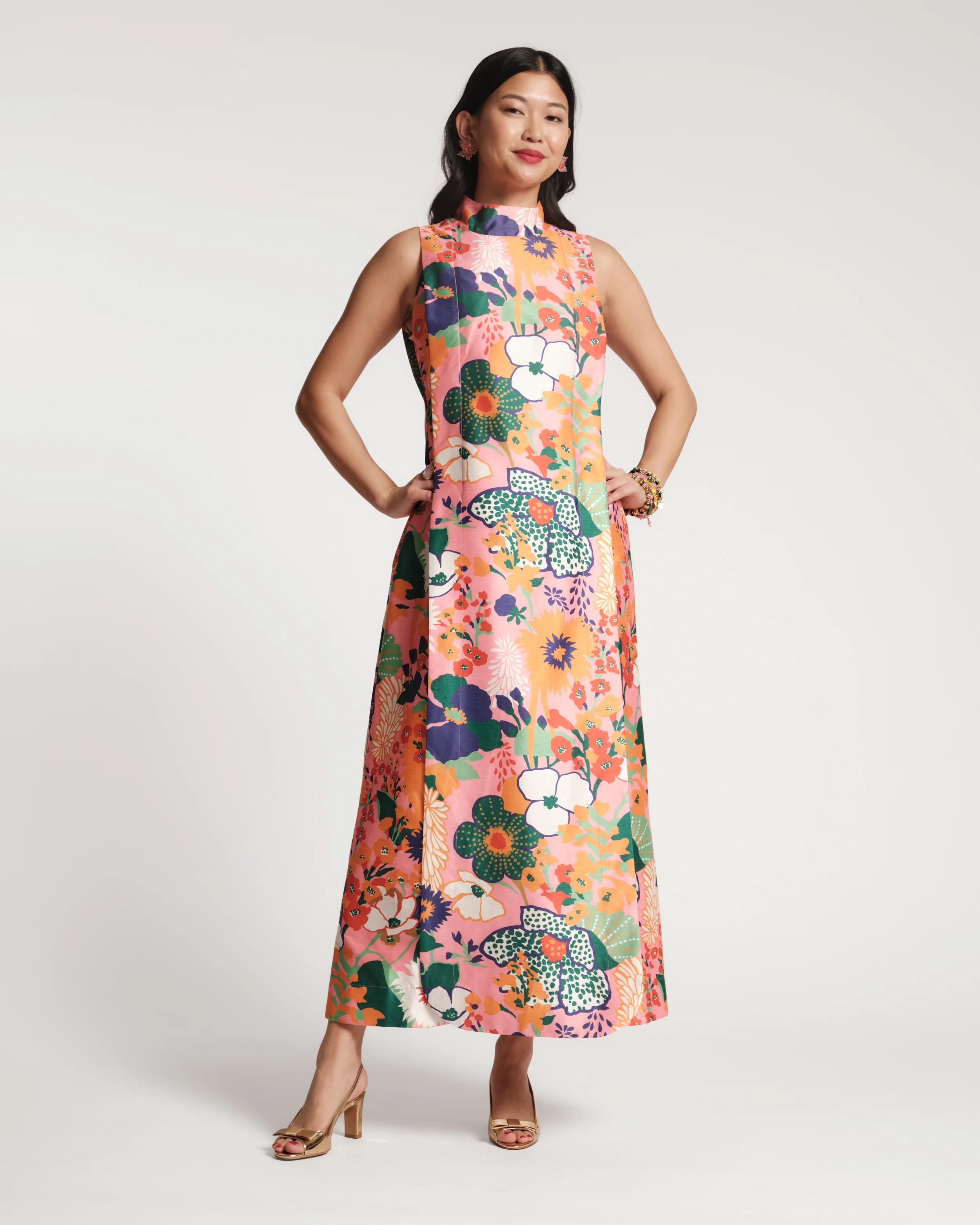 Carlyle Maxi Dress - Botanical Bash | Frances Valentine