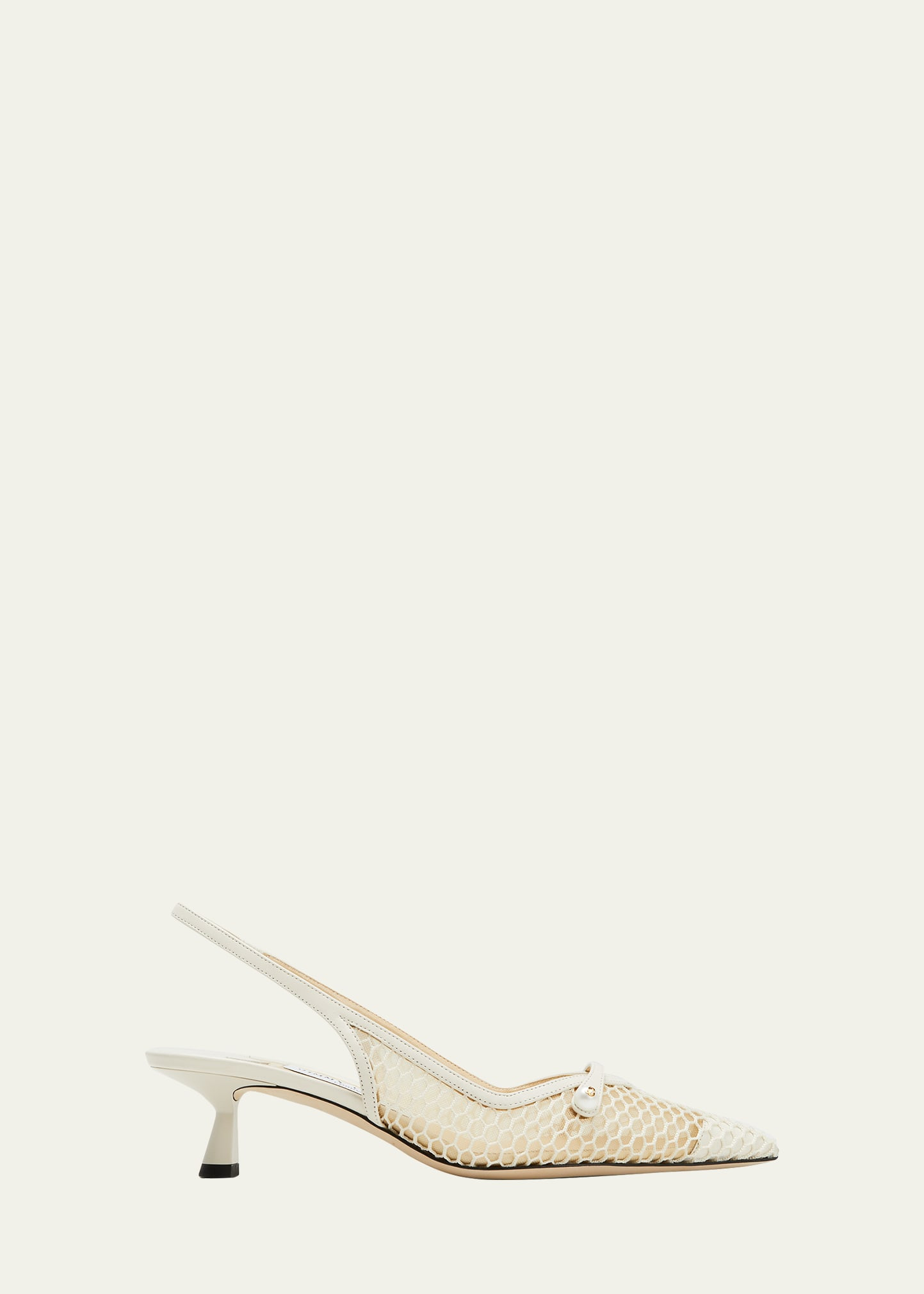 Jimmy Choo Amita Net Slingback Ballerina Pumps | Bergdorf Goodman