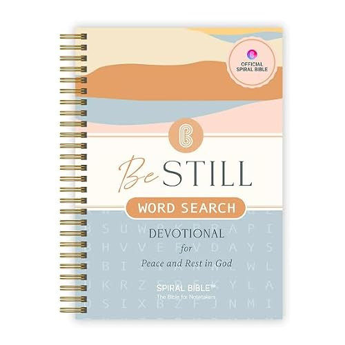 Official Spiral Bible: Be Still Word Search Devotional 90 Days of Scripture | Amazon (US)