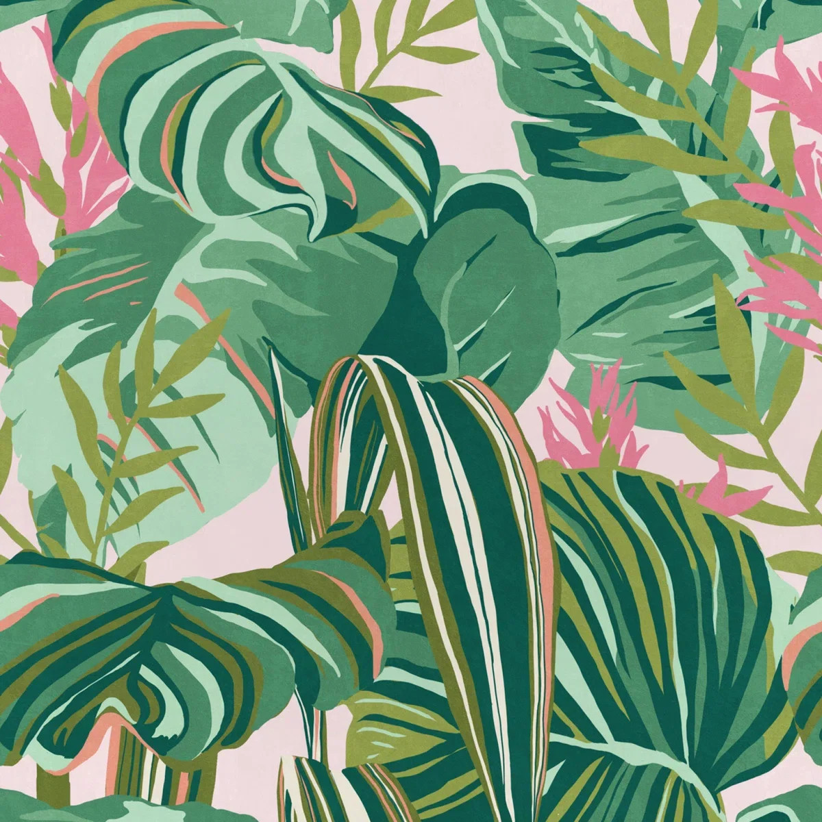 Palm Springs Floral Wallpaper Roll (Set of 3) | Perigold