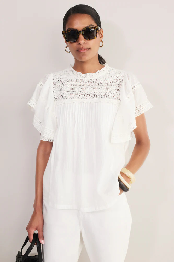Marie Blouse - White | WYSE London