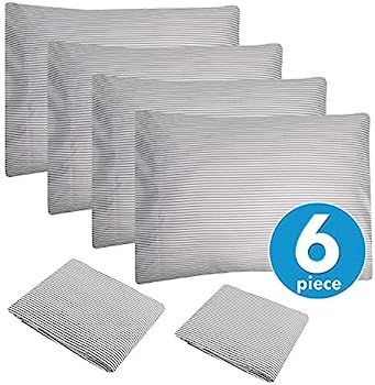 Sweet Home Collection 6 Piece Bed Sheets 1500 Thread Count Fine Microfiber Deep Pocket Set-Extra ... | Amazon (US)