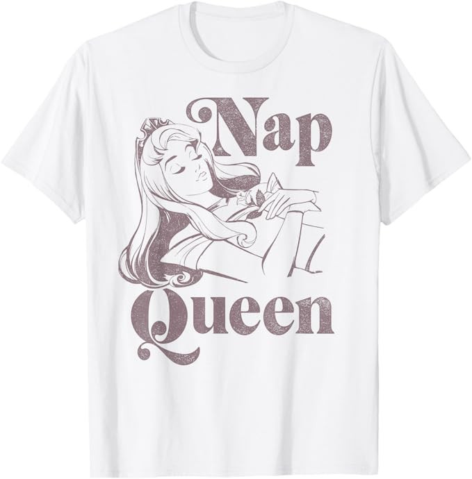 Disney Sleeping Beauty Aurora Nap Queen T-Shirt | Amazon (US)