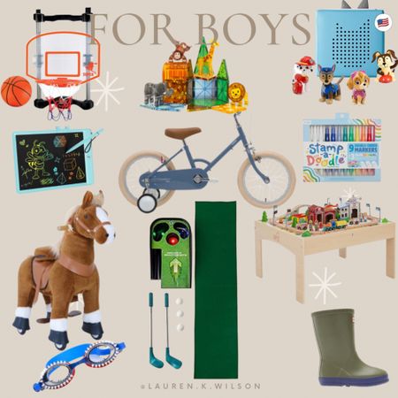 Gift guide. Gifts for boys. Toddler boy gifts. Christmas gift ideas. Kid gifts. Boys. Boy toys. 

#LTKkids #LTKSeasonal #LTKHoliday