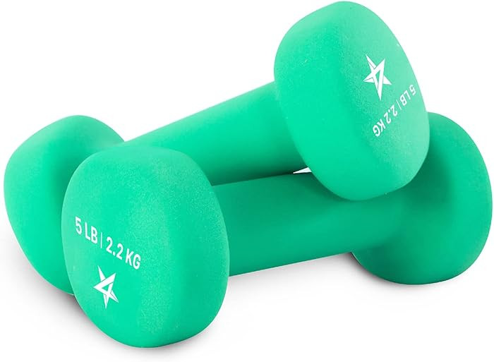 Yes4All Neoprene Coated Dumbbell Hand Weight Sets of 2 - Multiple Weight Options with 15 Colors, ... | Amazon (CA)