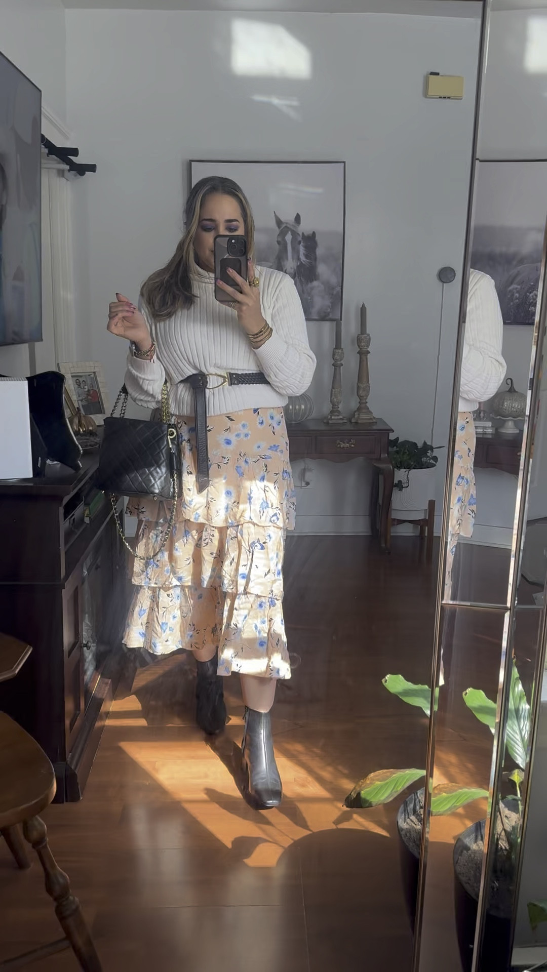 This is how I would wear a Spring/Summer maxi skirt in the Fall/ Winter. Let me know your thoughts in the comments. Maxi skirts are a great Fall fashion piece to style & look fabulous! 

#LTKSeasonal #LTKStyleTip #LTKWorkwear