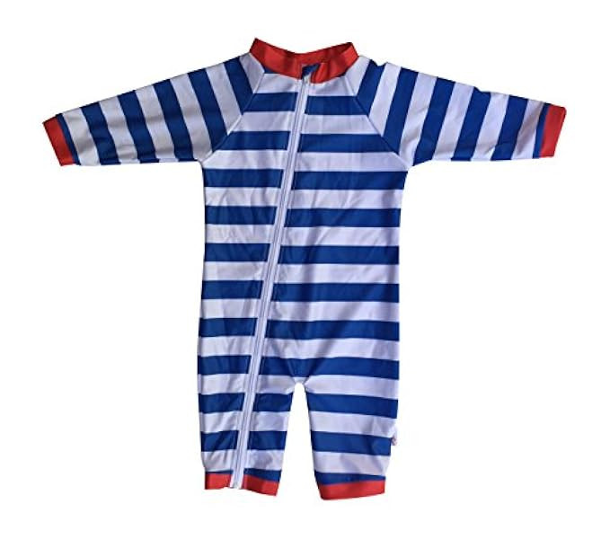 SwimZip Little Boy Long Sleeve Sunsuit with UPF 50 Sun Protection | Amazon (US)