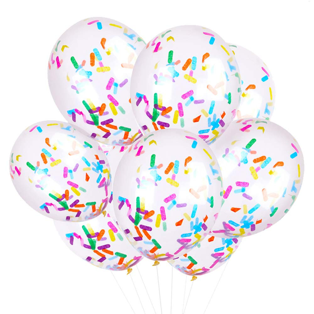 Party Balloon Birthday Balloons Sprinkles Confetti Balloon Pack - Ice Cream Sprinkle Balloons.(24... | Amazon (US)