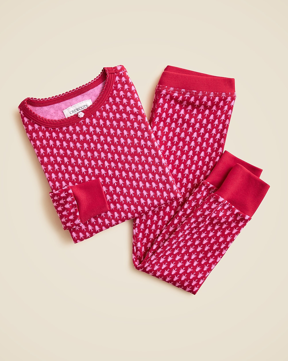 Kids' long-sleeve cotton pajama set in prints | J. Crew US