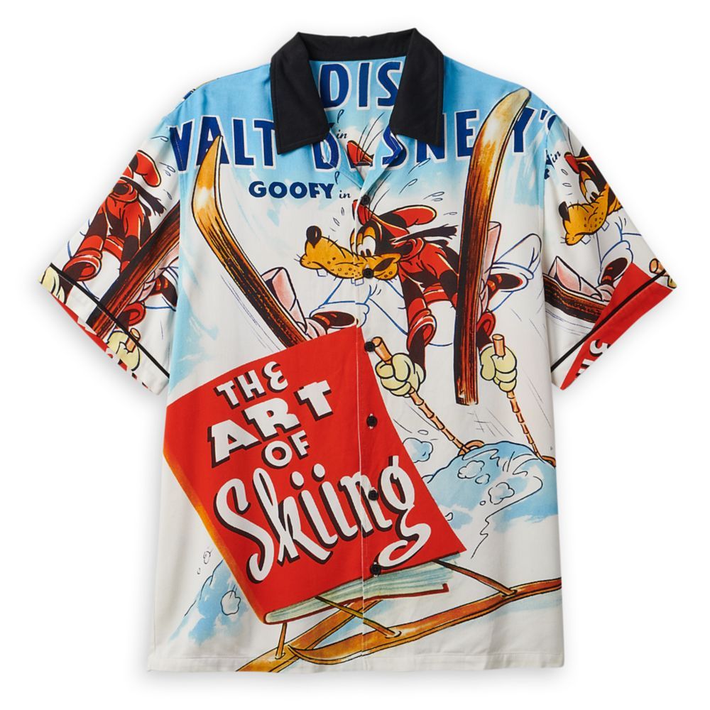 Goofy ''The Art of Skiing'' Woven Shirt for Adults | shopDisney | Disney Store