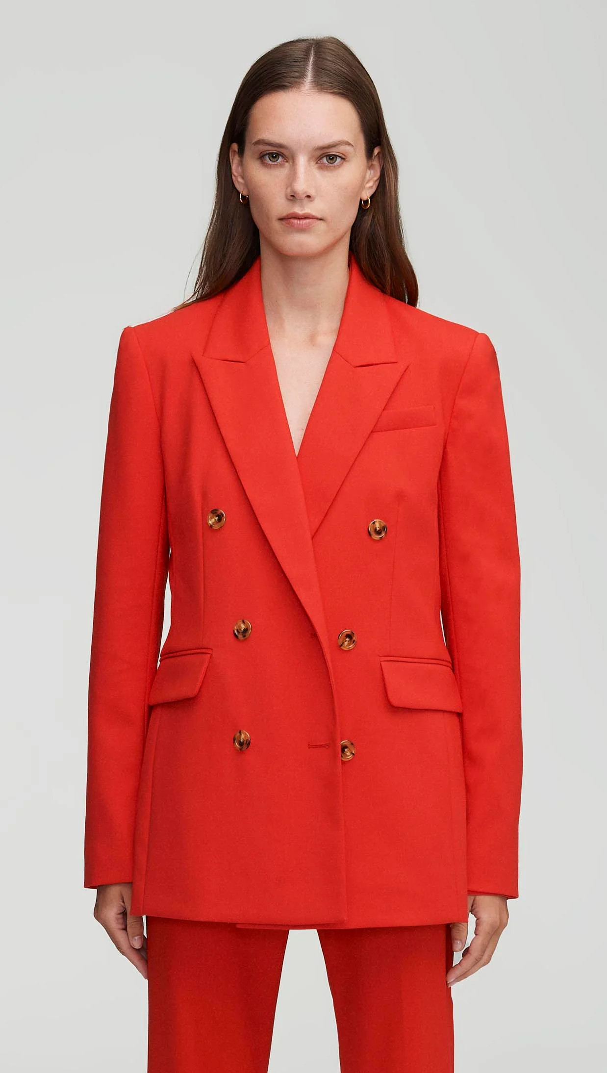 Argent: Double-Breasted Blazer in Seasonless Wool | Women's Blazers | Argent | Argent