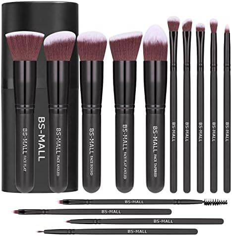 Makeup Brushes BS-MALL Premium Synthetic Foundation Powder Concealers Eye Shadows Makeup 14 Pcs B... | Amazon (US)