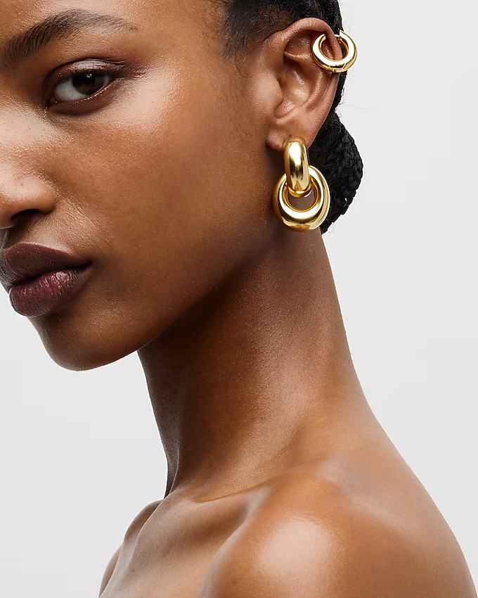 Rounded chainlink earrings | J. Crew US