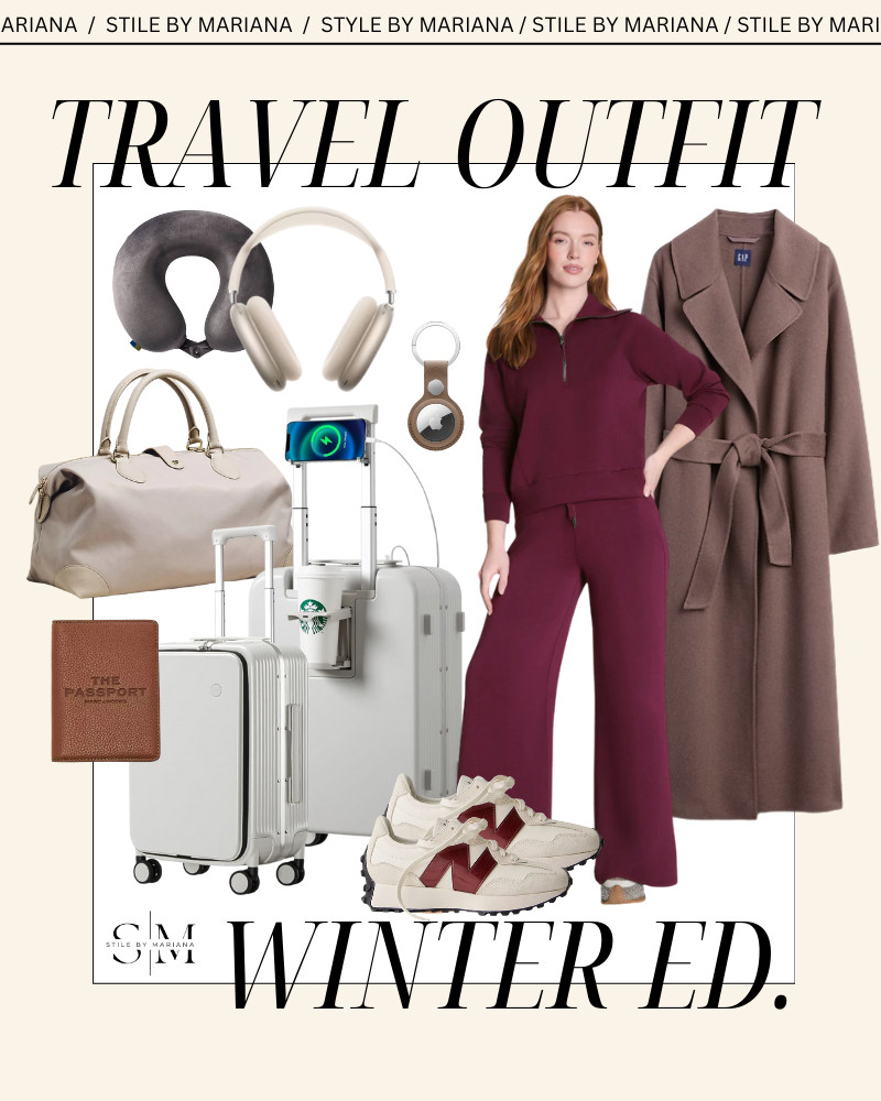 Travel airport holiday travel outfit comfy yet elevated look

#LTKTravel #LTKHoliday #LTKCyberWeek